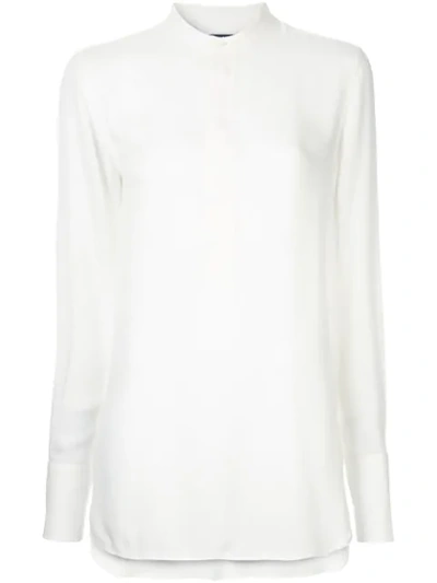Polo Ralph Lauren Silk Blouse In White