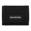 Balenciaga Explorer Logo Wallet In 1000noir