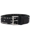 Zadig & Voltaire Studded Belt In Black