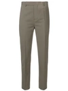 Rick Owens Slim Fit Tailored Trousers In Brown