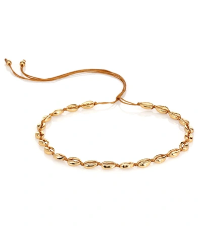 Tohum Design Concha Puka 22kt Gold-plated Necklace