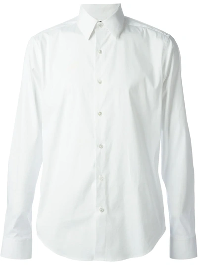 Theory Sylvain Tailored-fit Sport Shirt In White