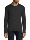 Kiton Men's Wool Crew Sweater In Black