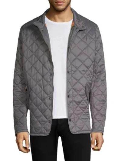 Barbour Flyweight Chelsea Quilted Jacket In Grey