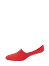 Marcoliani Invisible Socks In Cherry Red