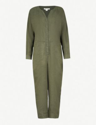 whistles khaki jumpsuit