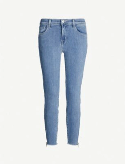 J Brand 835 Capri Skinny Mid-rise Jeans In Lightyear