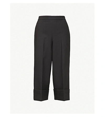 Ted Baker Ppollyt High-rise Crepe Culottes In Black
