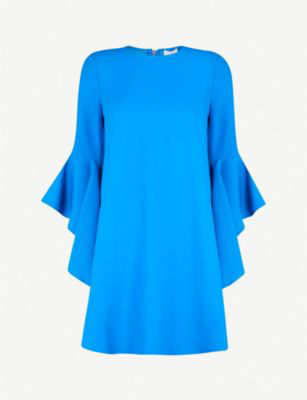 ted baker ashleyy waterfall sleeve dress