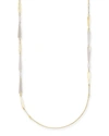 Kendra Scott Aylin Long Necklace In Ivory Mix/gold