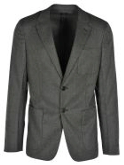 Prada Jacket Badge Lining In Grey
