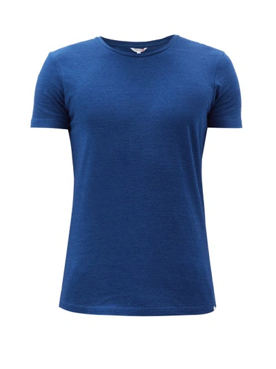 Orlebar Brown Ob-t Cotton-jersey T-shirt In Blue