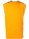 Y/project Multi-layered Cotton Tank Top In Orange