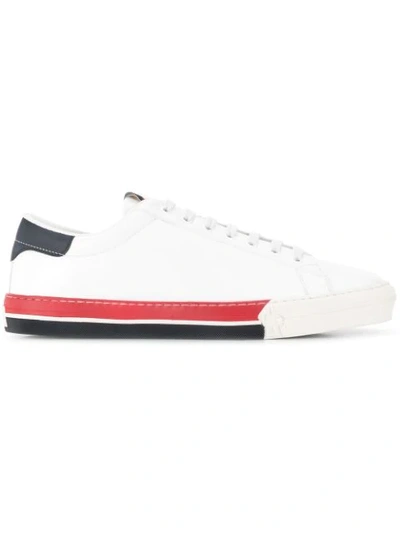 Moncler Montpellier Leather Trainers In White