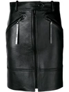 Kenzo High-waisted Mini Skirt In Black