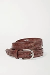 Isabel Marant Kaylee Perforated Leather Belt