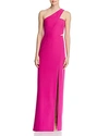 Aidan Mattox Aidan By  One-shoulder Crepe Cutout Gown - 100% Exclusive In Electric Passion