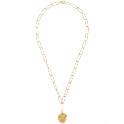 Alighieri Gold-plated Peacekeeper Necklace