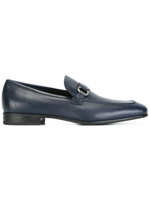 Salvatore Ferragamo Men's Grandioso Calfskin Leather Loafers With ...