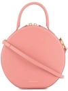 Mansur Gavriel Circle Leather Crossbody Bag In Blsh Blush