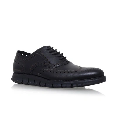Cole Haan Zerøgrand Wingtip Oxford Shoes In Black