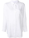 Asceno Boyfriend Oversized Shirt In White
