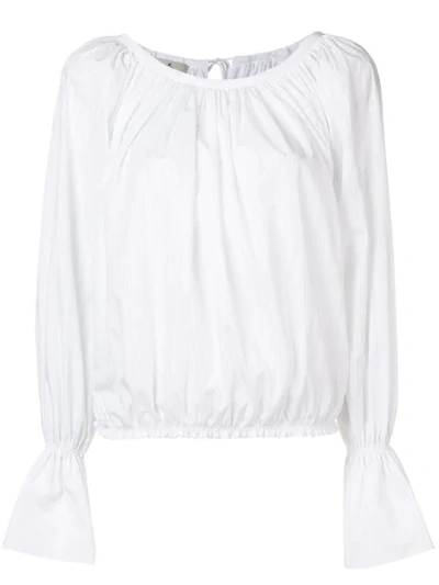Vivienne Westwood Long-sleeve Fitted Blouse In White