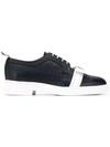 Thom Browne Bow Detail Lightweight Brogues In Blue