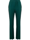 Givenchy Elasticated Waist Trousers In Green
