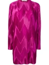 Givenchy Pleated Midi Dress - Purple