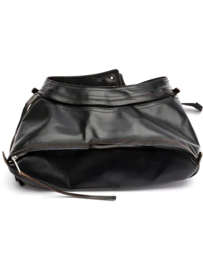 Rick Owens Top Zipped Bag In Black