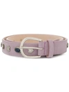 Isabel Marant Charm Embellished Belt In Pink