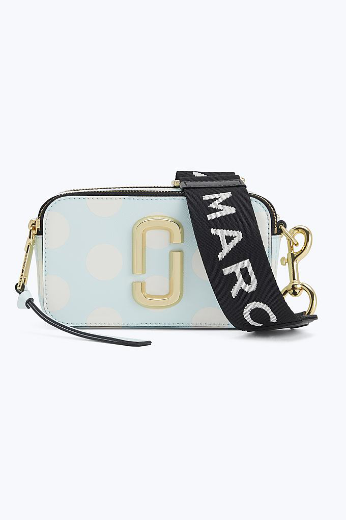 Marc Jacobs Snapshot Dot Small Camera Bag In Light Blue Multi 