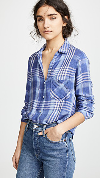 bella dahl short sleeve pocket button down