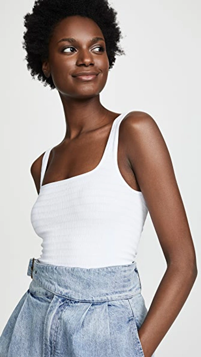 Free People Intimately Fp Square One Seamless Camisole In White