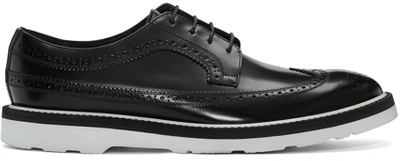 Paul Smith 'grand' Brogue Leather Derbies In Black | ModeSens