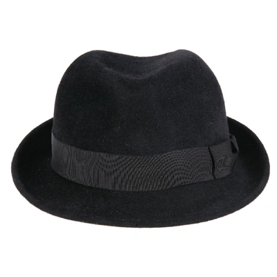 Anthony Peto Salvador Lapin Fur Felt Hat In Black