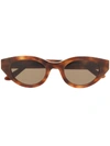 Thierry Lasry Acidity Cat-eye Tortoiseshell Acetate Sunglasses  In Brown