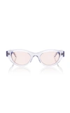 Thierry Lasry Acidity Cat-eye Tortoiseshell Acetate Sunglasses In Pink