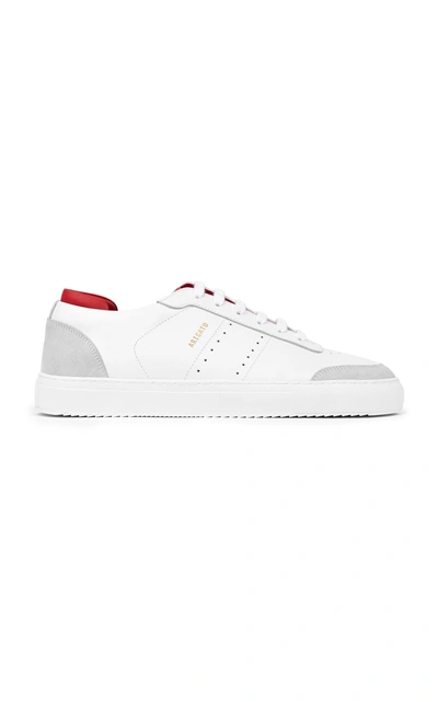 Axel Arigato Dunk Two-tone Leather Sneakers  In White