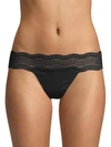 Cosabella Dolce Thong/3-pack In Black Mauve White