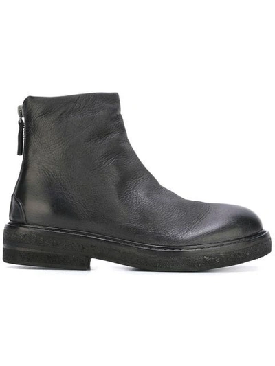 Marsèll Zipped Ankle Boots In Black