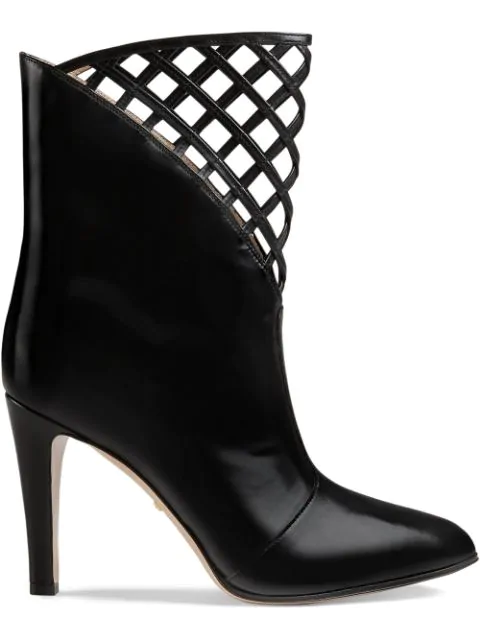 leather ankle boot gucci