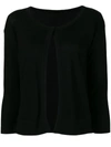 Sottomettimi One Button Cardigan In Black