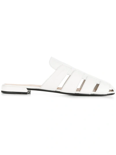 Church's Strappy Mules - White