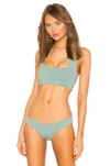 L*space Parker Bikini Top In Reef Green