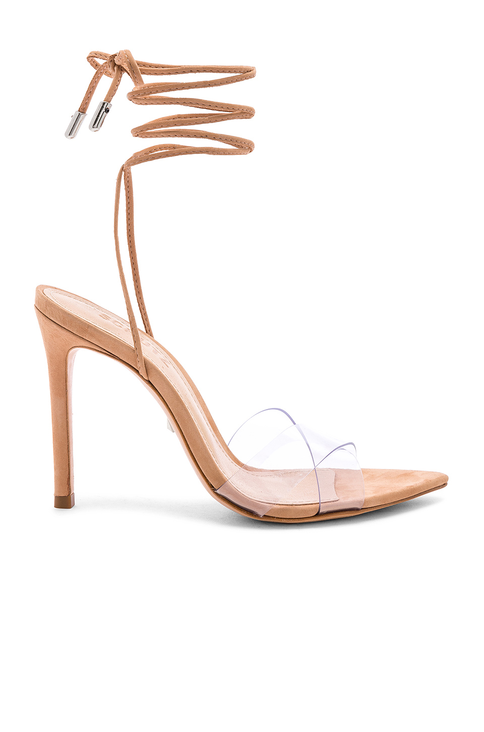 Schutz X Revolve Emma Heel In Beige. In Transparente | ModeSens
