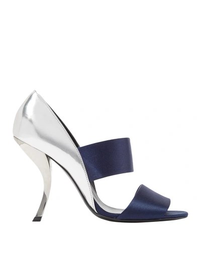 Roger Vivier Sandals In Dark Blue