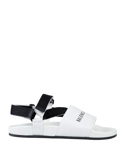 Balenciaga Sandals In White