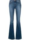 J Brand Shared Flared Jeans - Blue